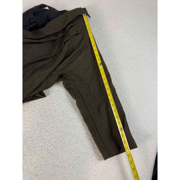 Givenchy En Plus Womens Shearing Wool‎ Button Relaxed Fit Olive Green Coat 16W - Picture 12 of 12